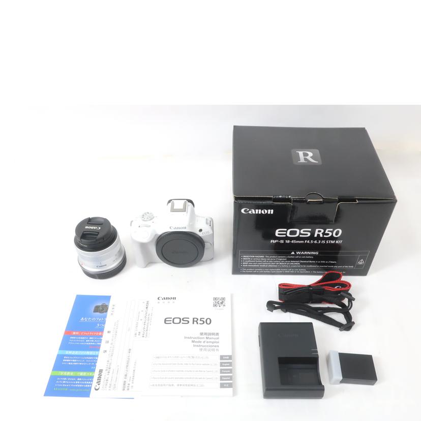 Canon キャノン/ミラーレス一眼カメラ　RF－S18－45　IS　STM　レンズキット/EOS R50//915812C01192AA21211070000337/ABランク/65