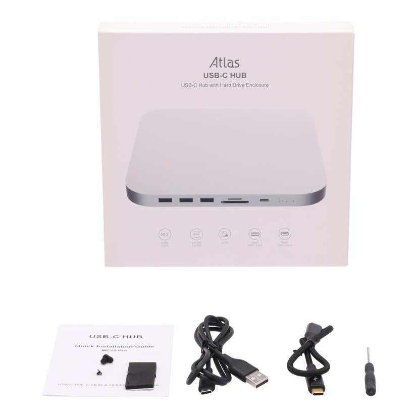 Atlas アトラス/Mac　mini用ドッキングステーション/MC25Pro(8in2)//-/Bランク/62