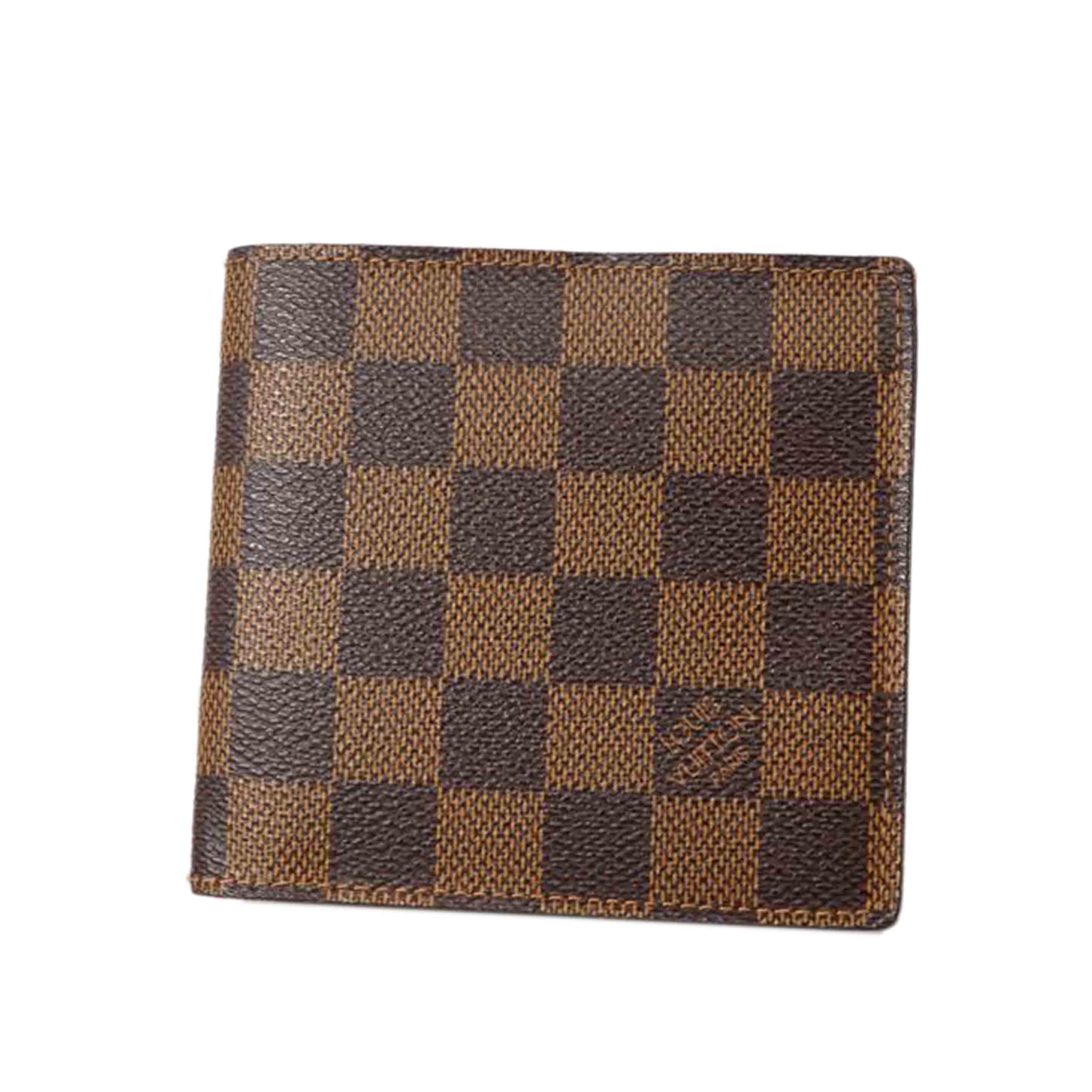 LOUIS　VUITTON ルイ・ヴィトン/ポルトフォイユ・マルコ　エベヌ／ダミエ/N61675//CA1***/ABランク/76