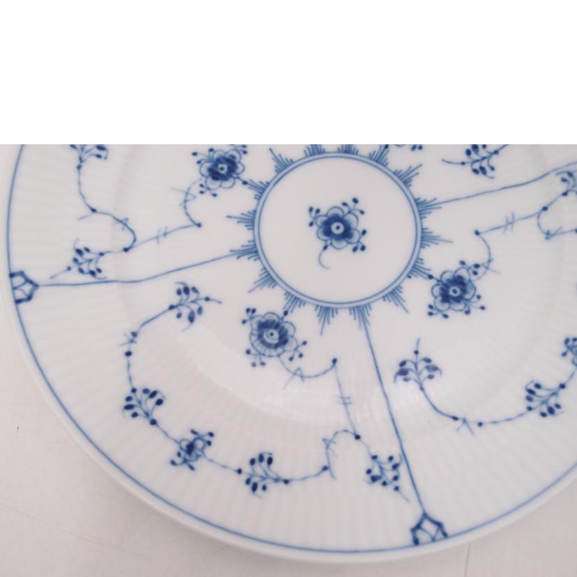 Royal　Copenhagen ロイヤルコペンハーゲン/ロイヤルコペンハーゲン　ブルーフルーテッドプレイン　22cmプレート　2枚セット//SAランク/69