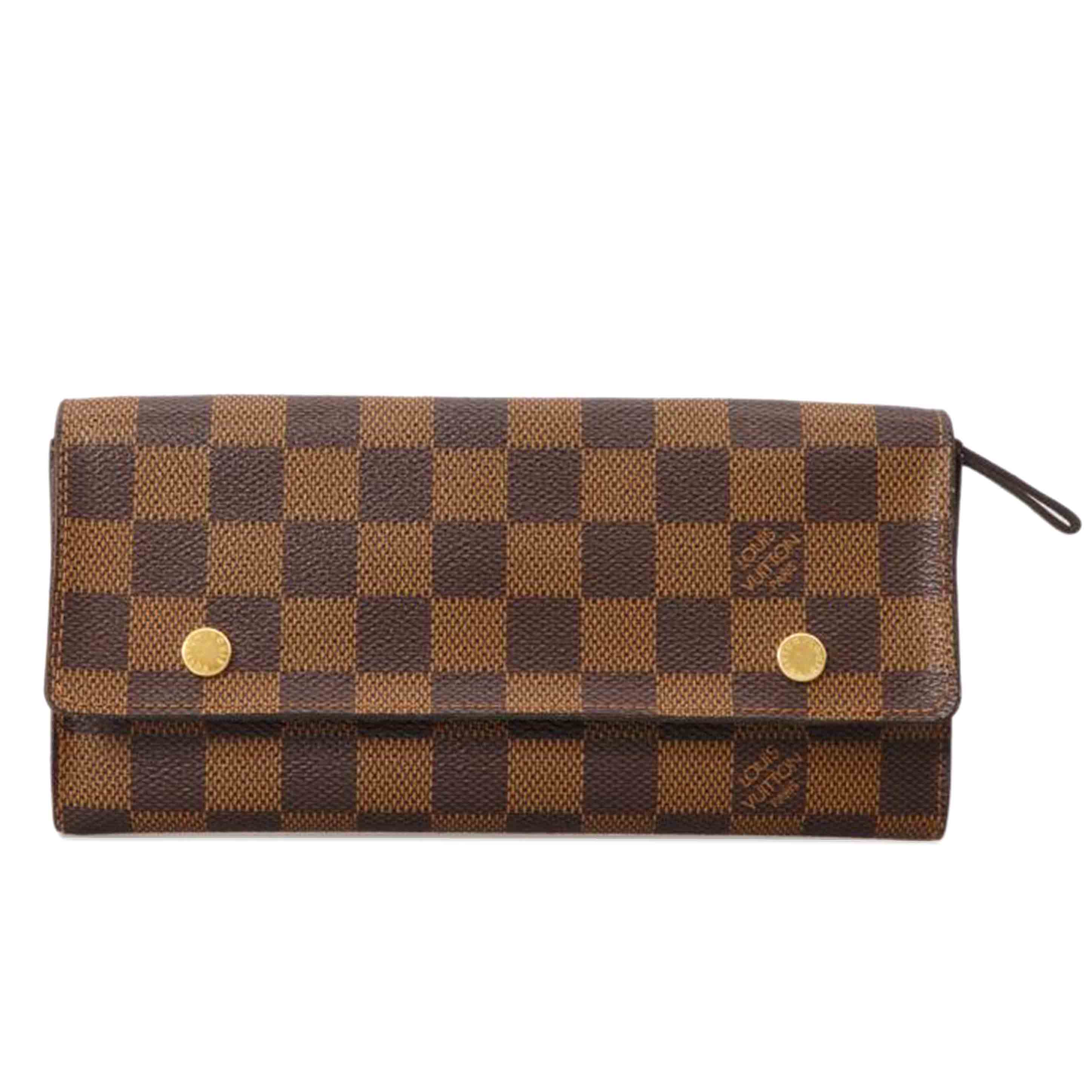 LOUIS　VUITTON ルイ・ヴィトン/ポルトフォイユ・ロン・モデュラブル　エベヌ／ダミエ/N63093//MI3***/Bランク/76