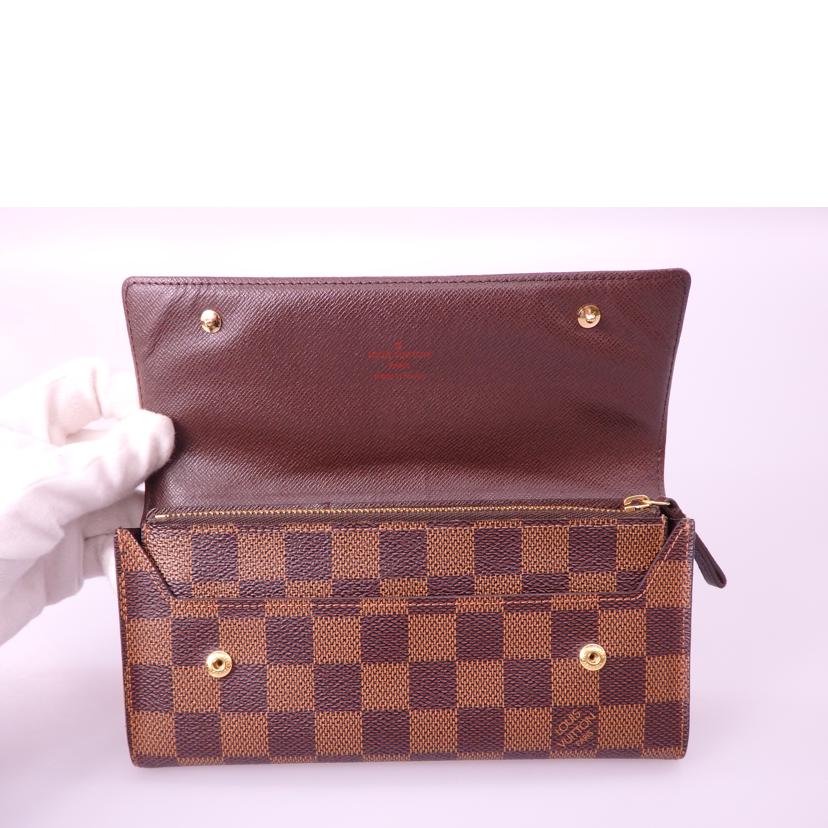 LOUIS　VUITTON ルイ・ヴィトン/ポルトフォイユ・ロン・モデュラブル　エベヌ／ダミエ/N63093//MI3***/Bランク/76