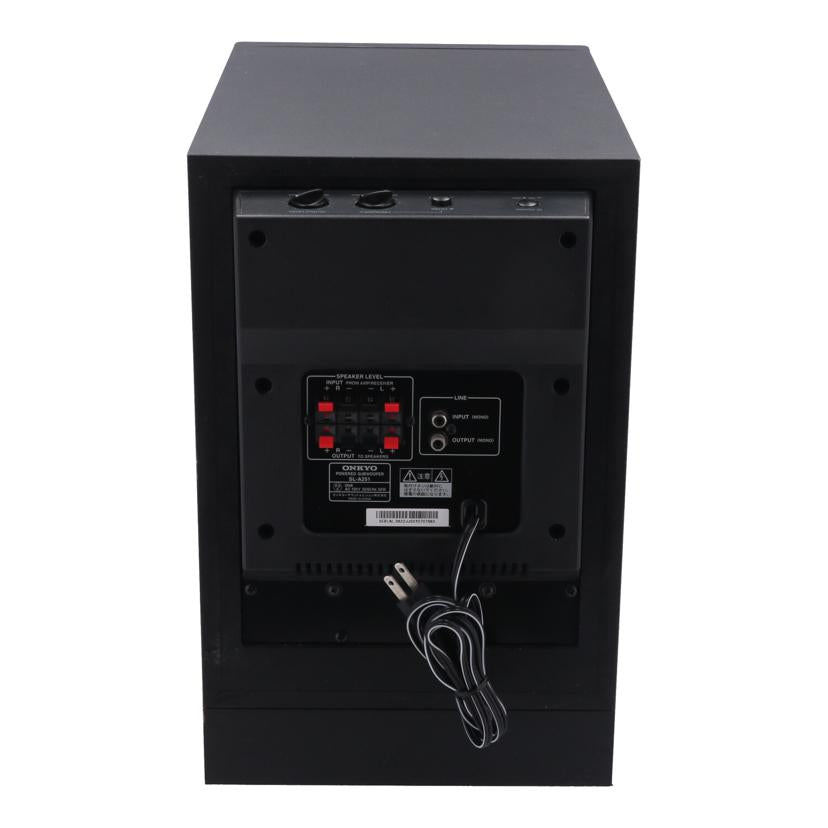 ONKYO オンキヨー　/サブウーファー/SL-A251//3622JJ55Y0707683/Bランク/82