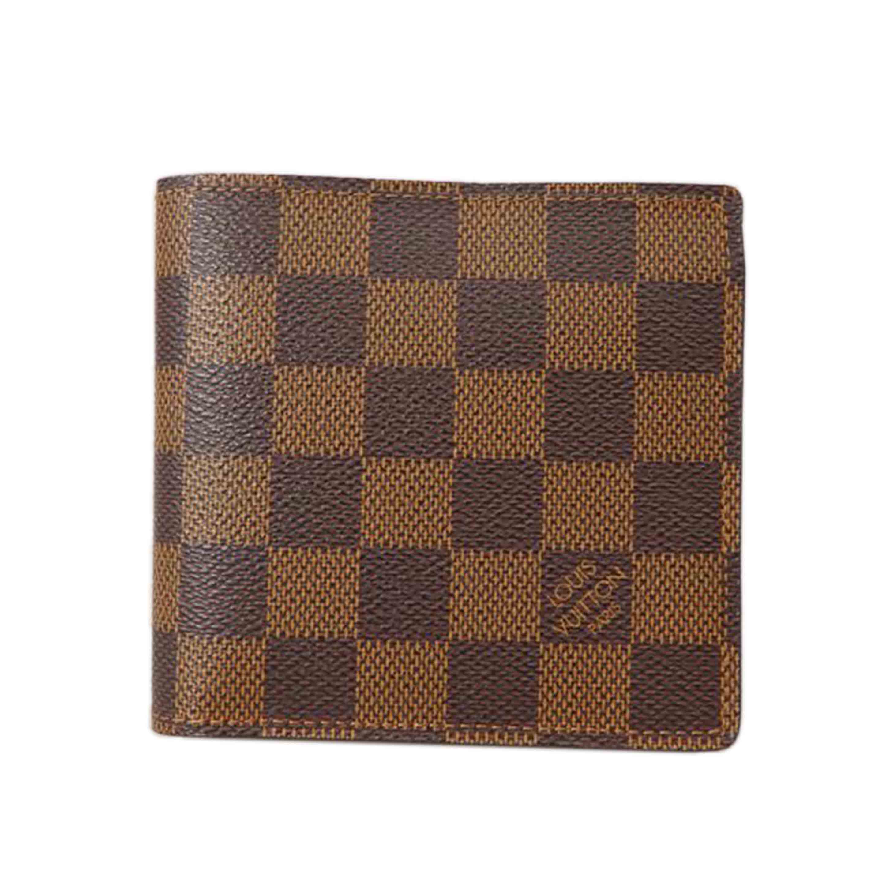 LOUIS　VUITTON ルイ・ヴィトン/ポルトフォイユ・マルコ　エベヌ／ダミエ/N61675//CA0***/Aランク/76