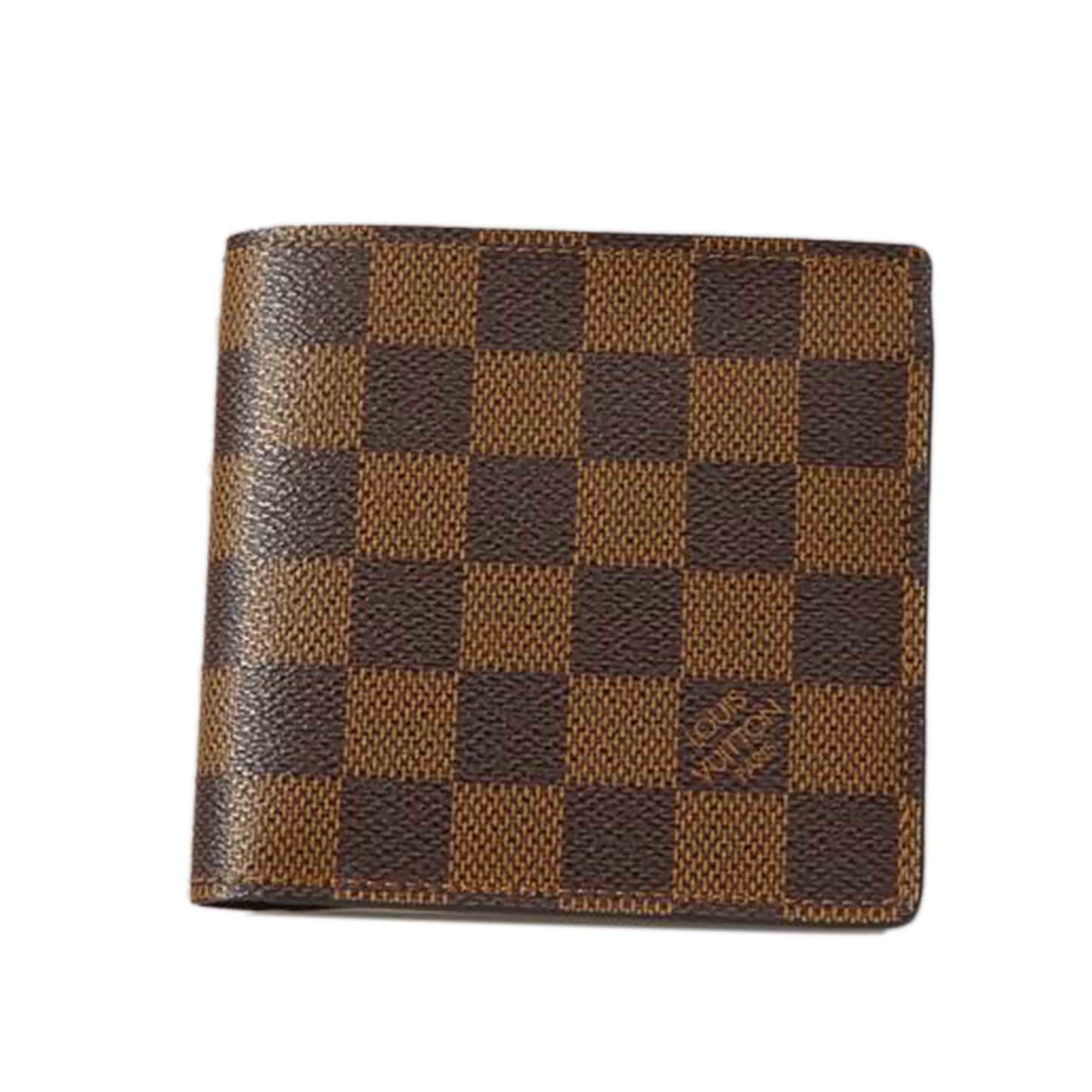 LOUIS　VUITTON ルイ・ヴィトン/ポルトフォイユ・マルコ　エベヌ／ダミエ/N61675//CA0***/ABランク/76