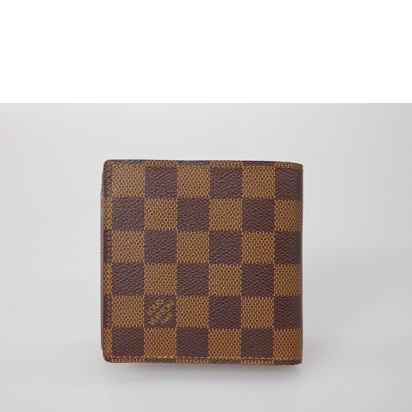 LOUIS　VUITTON ルイ・ヴィトン/ポルトフォイユ・マルコ　エベヌ／ダミエ/N61675//CA0***/Aランク/76