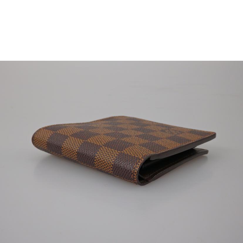 LOUIS　VUITTON ルイ・ヴィトン/ポルトフォイユ・マルコ　エベヌ／ダミエ/N61675//CA0***/Aランク/76