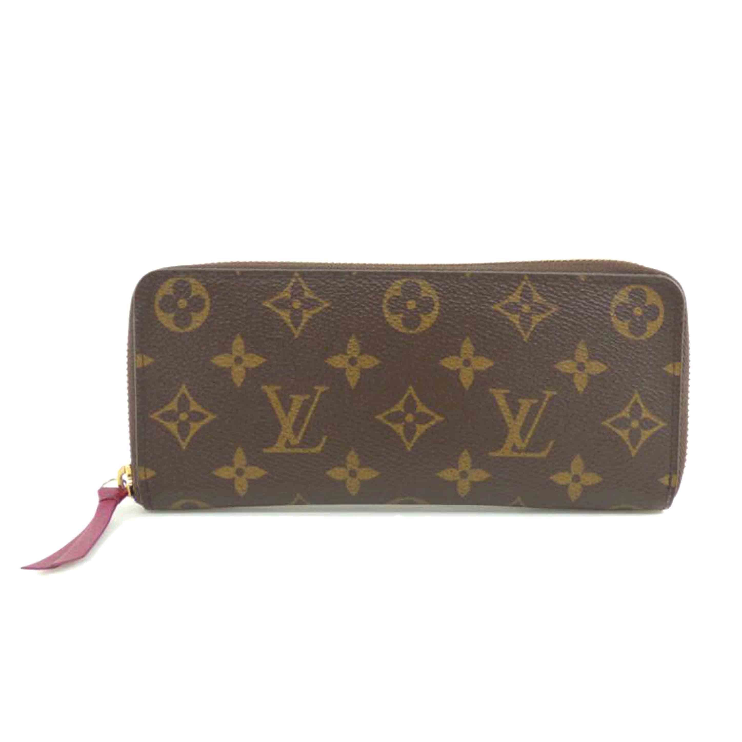 LOUIS　VUITTON ルイ・ヴィトン/ポルトフォイユクレマンス／モノグラム／フューシャ/M60742//CT3***/Bランク/64