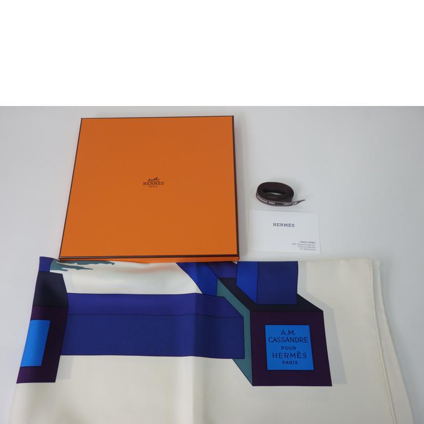 ＨＥＲＭＥＳ エルメス/カレ９０／シルクスカーフ／Ａ．Ｍ　ＣＡＳＳＡＮＤＲＥ　ＰＯＵＲ　ＨＥＲＭＥＳ　ＰＡＲＩＳ//Aランク/84