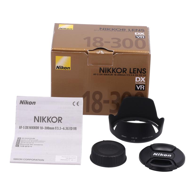 Nikon ニコン　/交換レンズ／18－300mm/AF-S DX 18-300mm f3.5-6.3G ED VR//2190170/ABランク/69