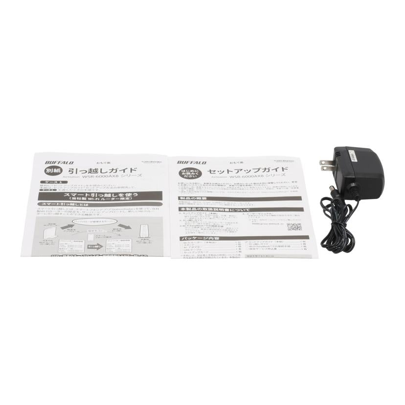 BUFFALO バッファロー /無線LANルーター/WSR-6000AX8/NMB//20644921127701/Bランク/69