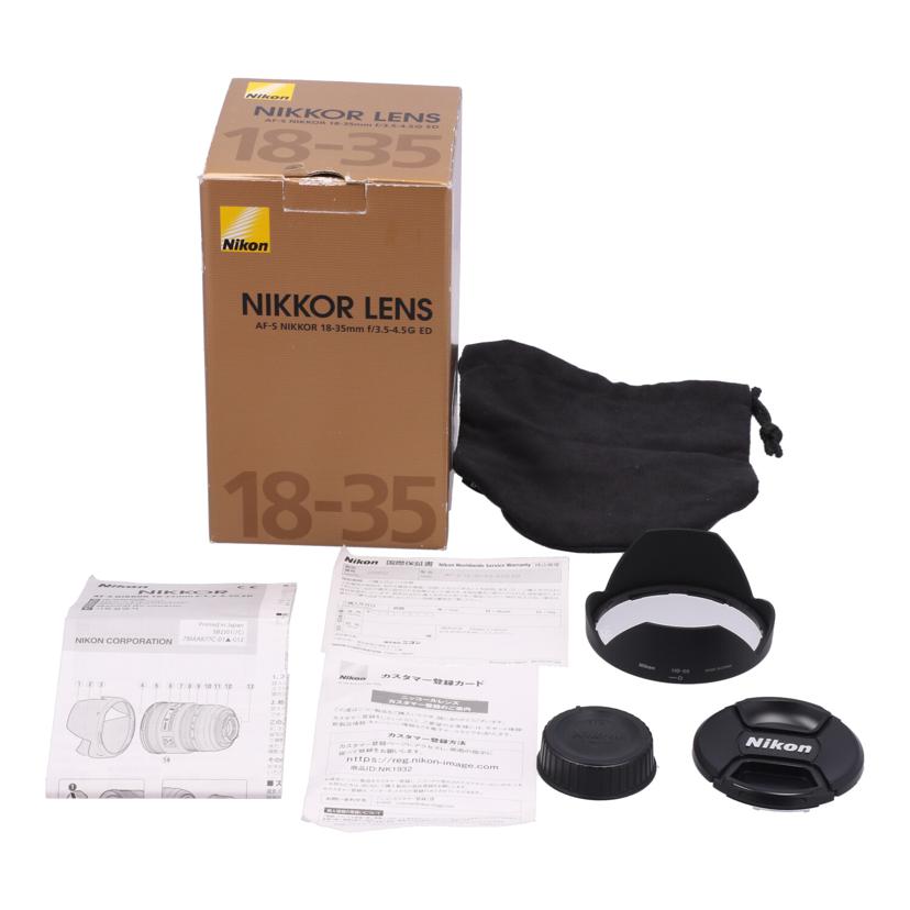 Nikon ニコン　/交換レンズ／18－35mm/AF-S 18-35mm f3.5-4.5G ED//230652/Bランク/69