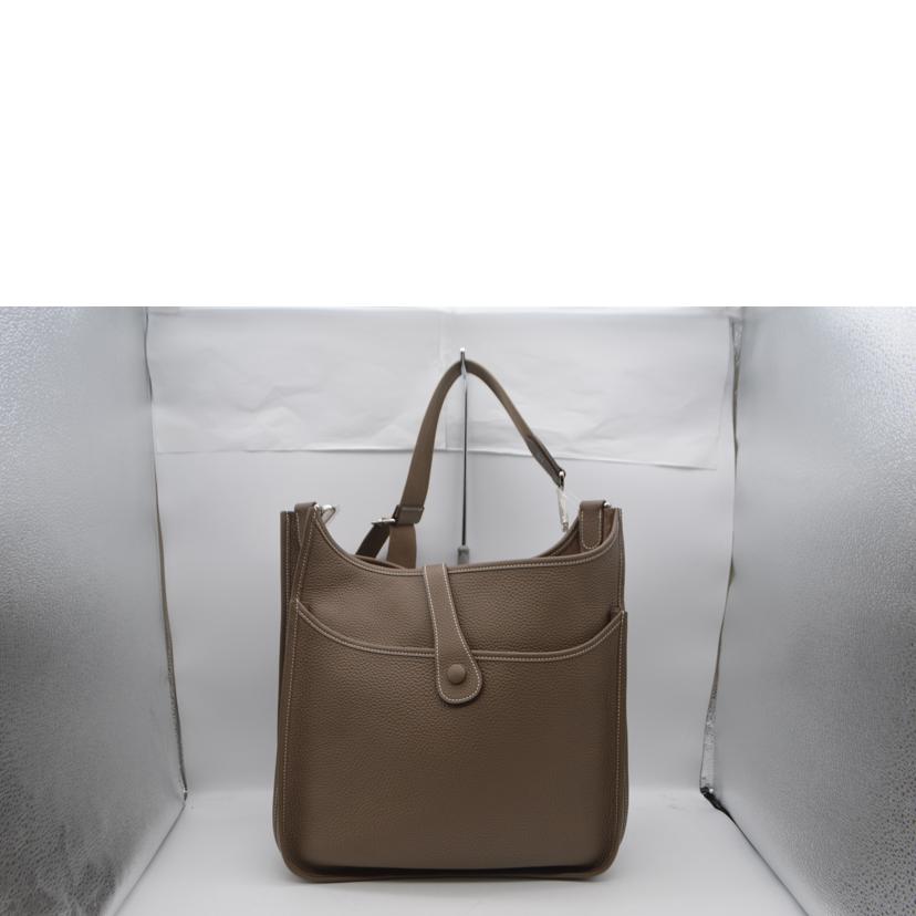 HERMES　 エルメス/エヴリンⅢGM／トリヨンクレンマス／エトゥープトリヨンクレマンス／エトゥープ/056275CK//T B********/Sランク/89