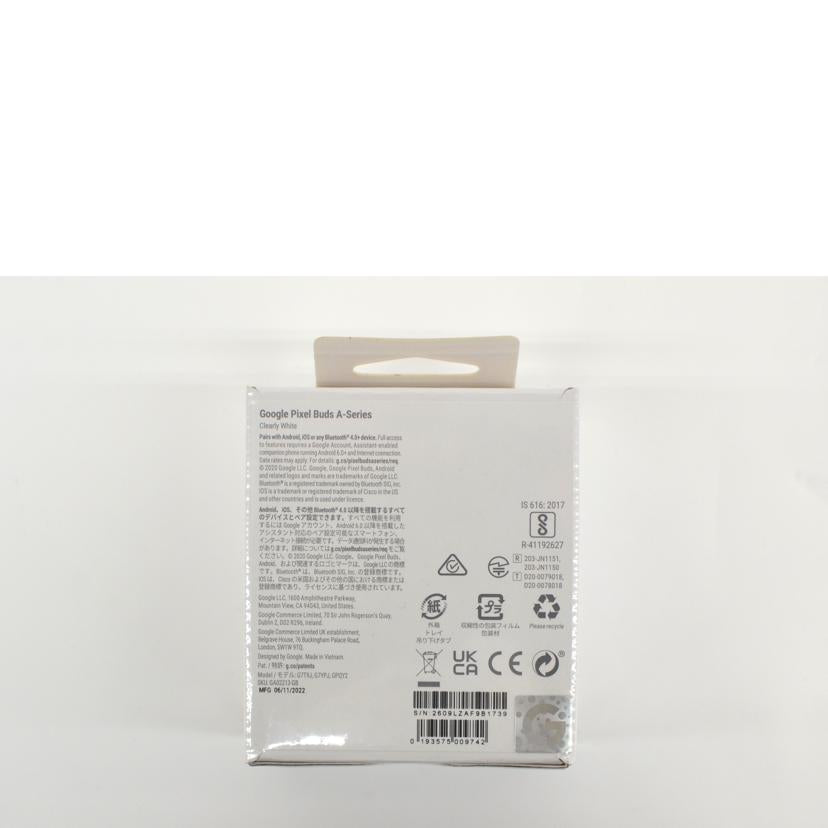 google/イヤホン/Pixel Buds-A//2609LZAF9B1739/Sランク/75