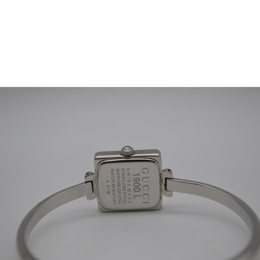 GUCCI グッチ/グッチスクエアバングルレディースクォーツ/1900L//014****/Bランク/89