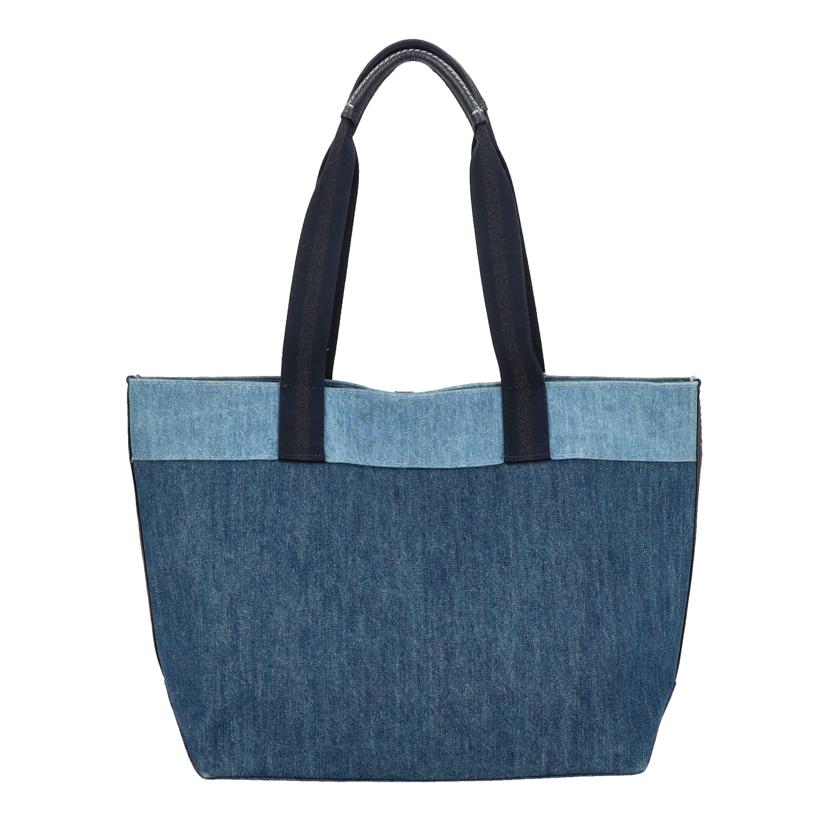 COACH/ロゴデニムキャンバストートバッグ/91131//C21**/Aランク/85
