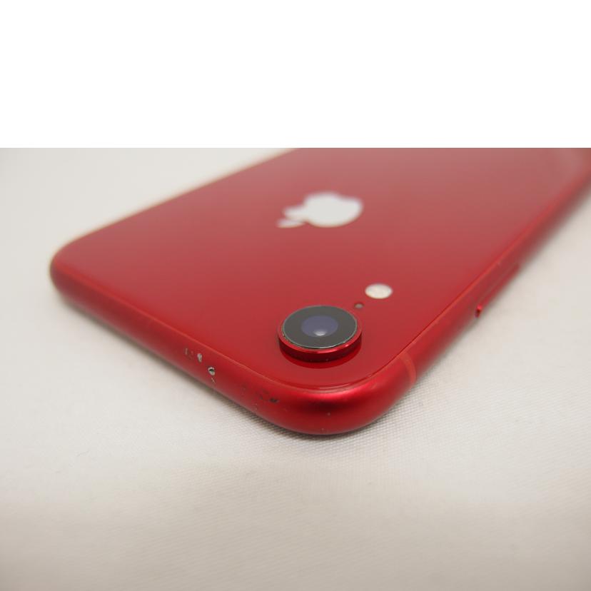 Aplle アップル/iPhone　XR／128GB／プロダクトレッド／SIMロックあり/MT0N2J/A//F4GXL00XKXLL/Bランク/04