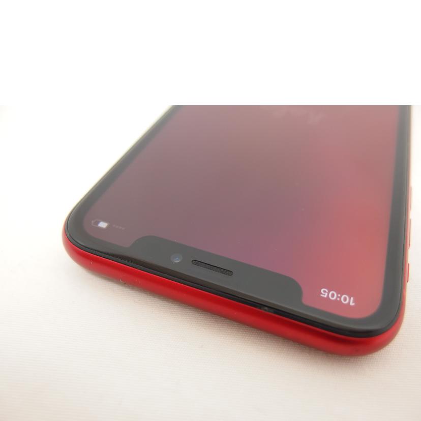 Aplle アップル/iPhone　XR／128GB／プロダクトレッド／SIMロックあり/MT0N2J/A//F4GXL00XKXLL/Bランク/04