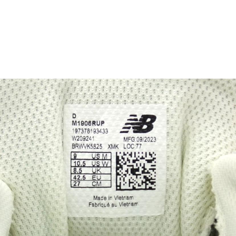 new　balance ニューバランス/アックゼア×1906R／メタリックシルバー／アイスグレー/M1906RUP//SAランク/75