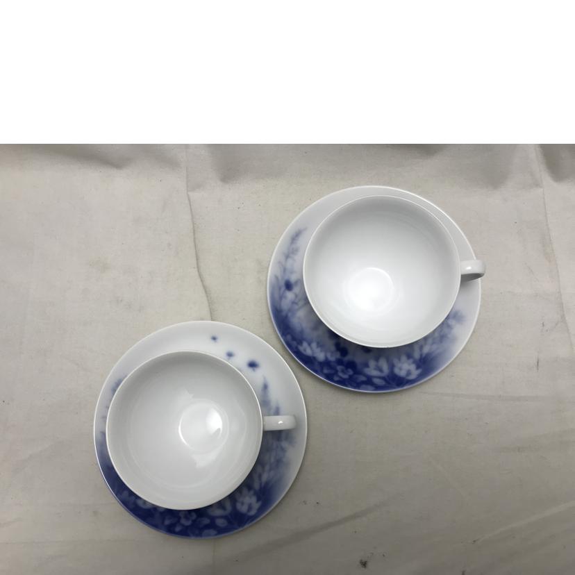 大倉陶園 おおくらとうえん/フラワーガーデン　ペア　カップ＆ソーサー//Bランク/51