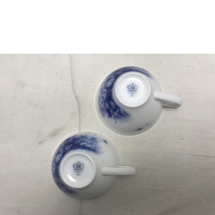 大倉陶園 おおくらとうえん/フラワーガーデン　ペア　カップ＆ソーサー//Bランク/51