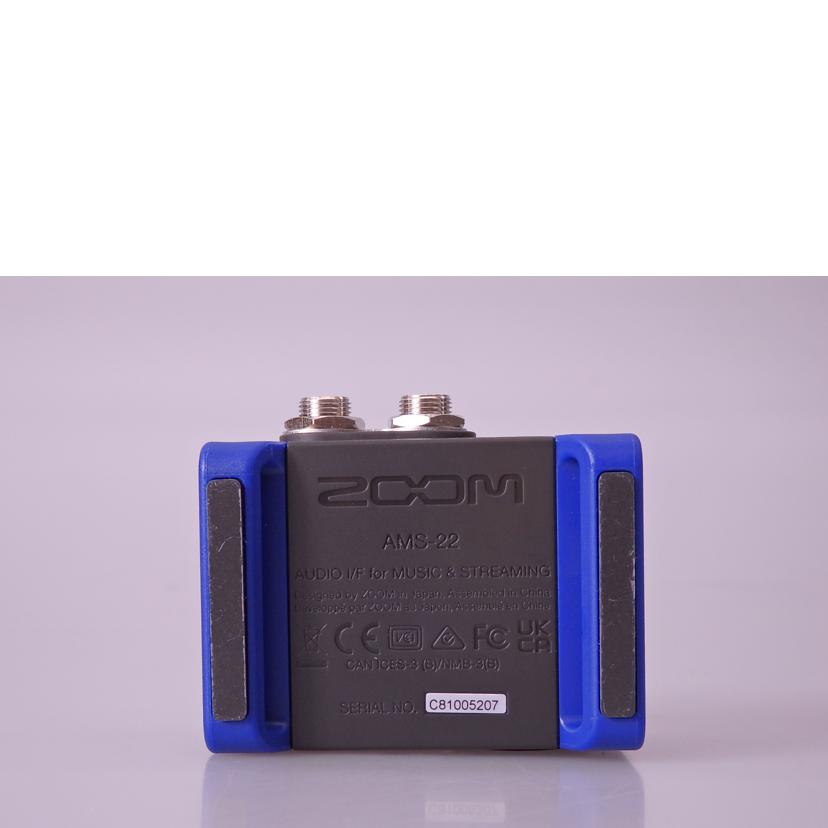ZOOM ズーム/オーディオインターフェース/AMS-22//C81005207/Bランク/76