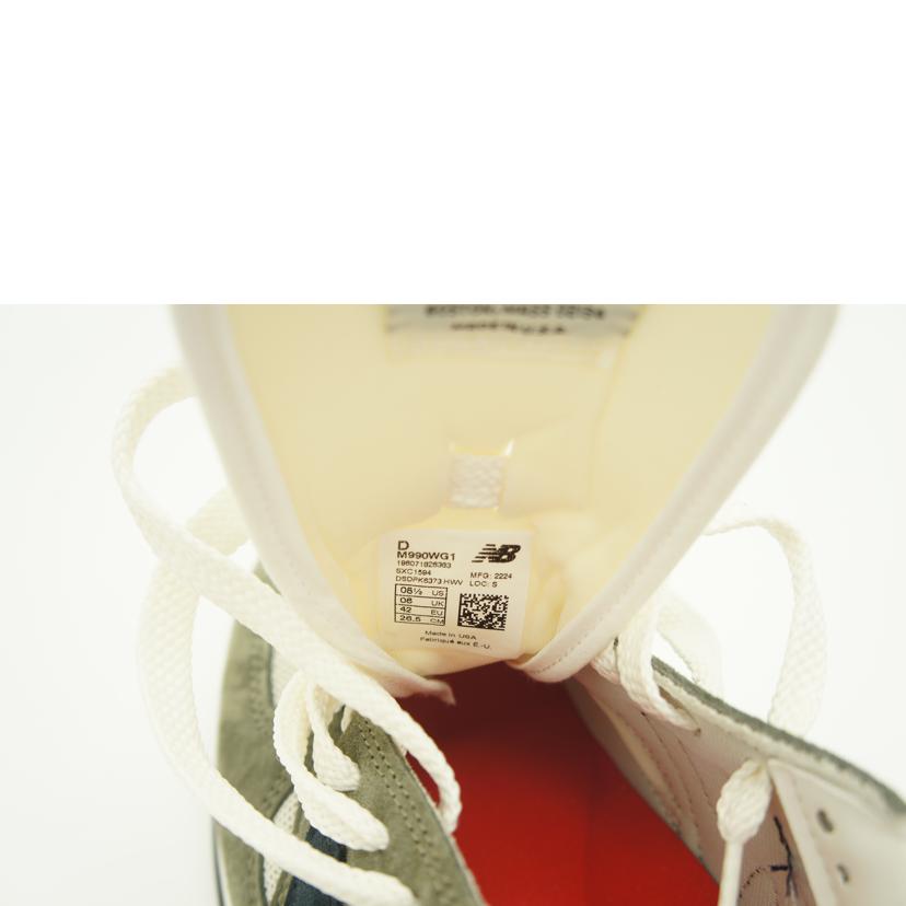 new　balance ニューバランス/990V1／オリーブ/M990WG1//SAランク/75