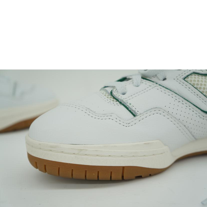NB ニューバランス/エメレオンドレ×550ホワイト／グリーン/BB650RG1//Aランク/75
