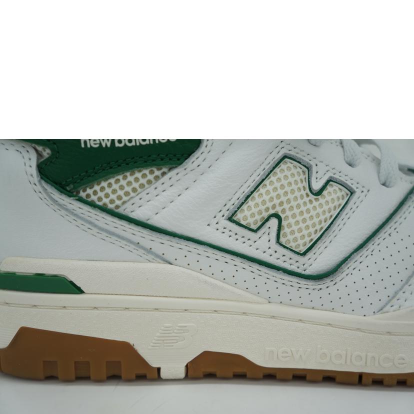 NB ニューバランス/エメレオンドレ×550ホワイト／グリーン/BB650RG1//Aランク/75