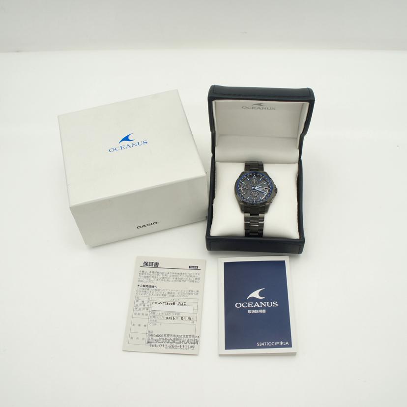 CASIO カシオ/オシアナス・クラシックライン／メンズ／電波ソーラー/OCW-T2600B-1AJF//640***/SAランク/75