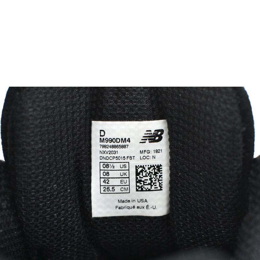 NB ニューバランス/990V4／モロカンブルー/M990DM4//ｻｲｽﾞ:26.5cm/ABランク/75