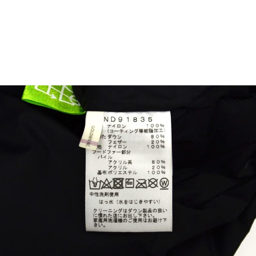 THE　NORTH　FACE ノースフェイス/マウンテンダウンコート/ND91835//Aランク/75