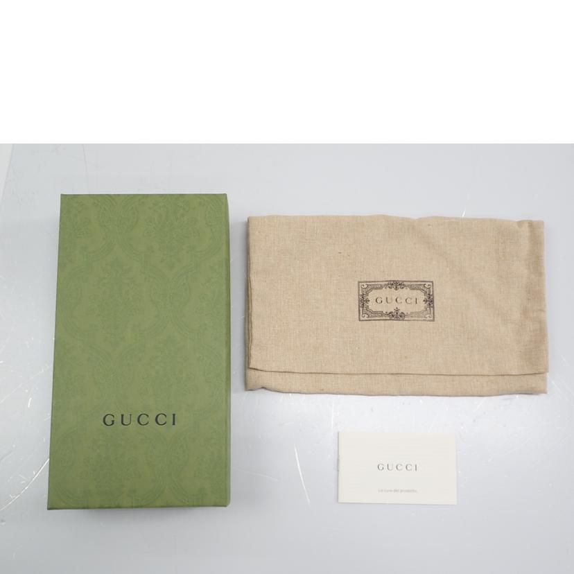 GUCCI GUCCI/GGマーモントスプリームキャンバスラウンドファスナー/496334//735***/Aランク/62