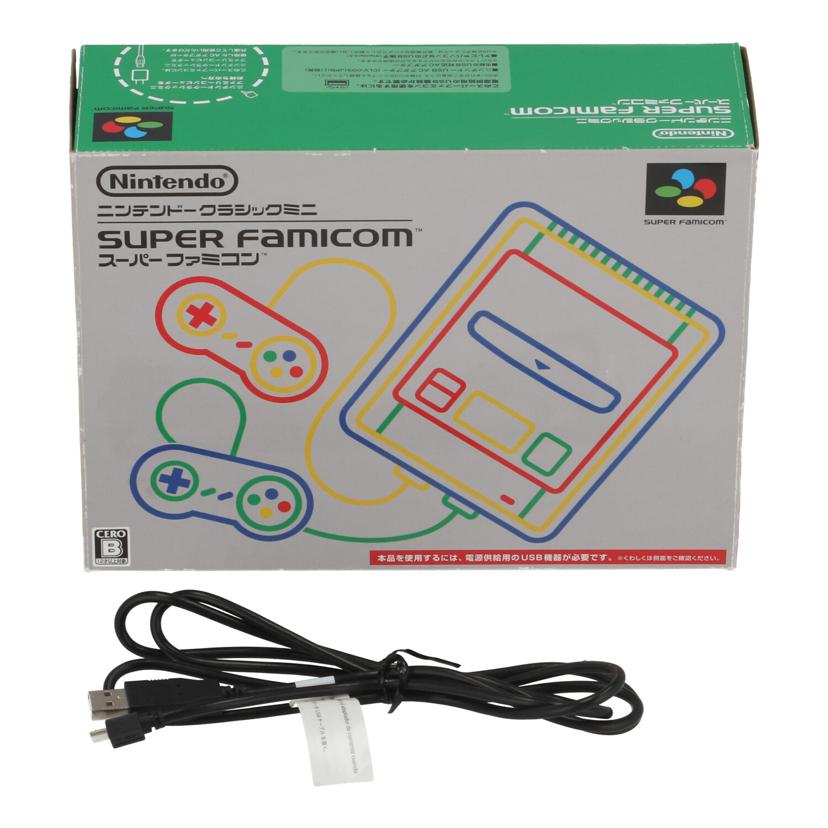 Nintendo 任天堂 ニンテンドー　/クラシックミニ　スーパーファミリーコンピューター/CLV-S-SHVF//SJE105999995/ABランク/62