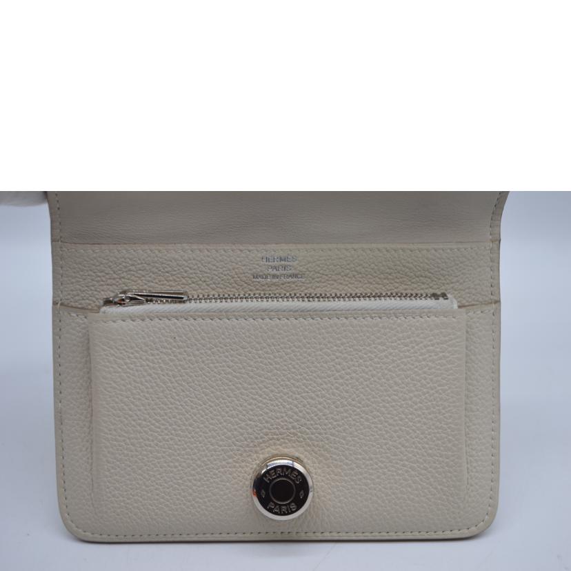 HERMES エルメス/ドゴン・コンパクト／トゴ／クレ//C D*******/ABランク/89