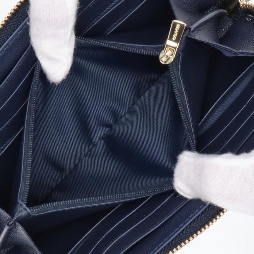 COACH コーチ/バフプレイドジップパターンジップウォレット/F25966//M17**/Aランク/09