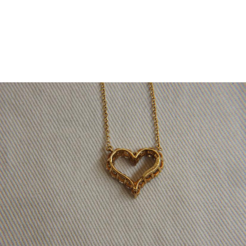 TIFFANY＆Co． ティファニー/750センチメンタルハートスモールダイヤネックレス／K18YG//Aランク/92