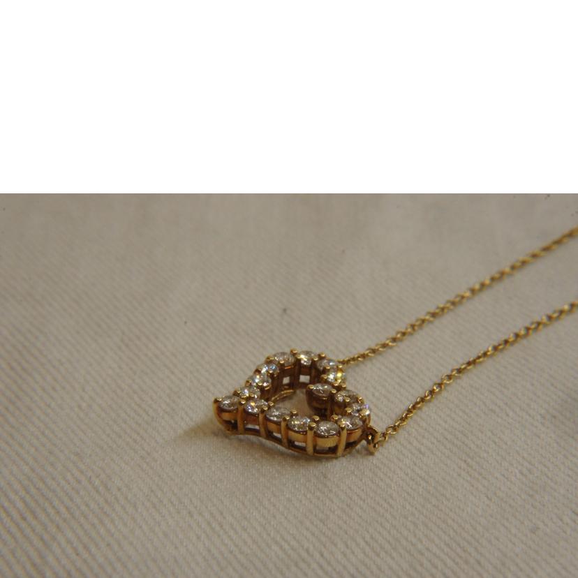 TIFFANY＆Co． ティファニー/750センチメンタルハートスモールダイヤネックレス／K18YG//Aランク/92