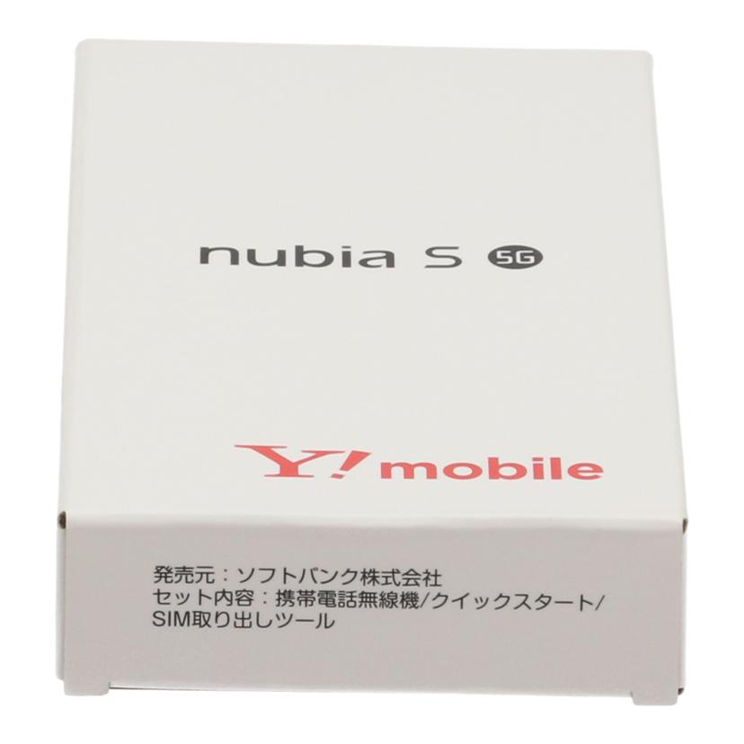 ZTE SIMロックなし ゼットティーイー /スマートフォン/nubia S 5G 128GB/A403ZT//868033073169098/Aランク/62