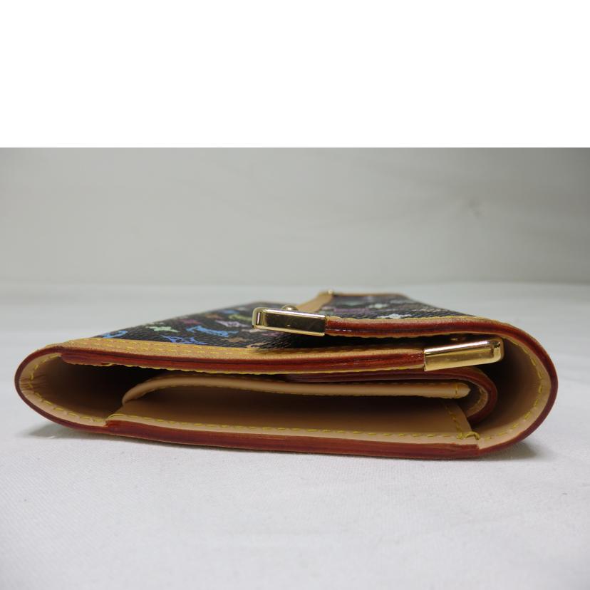 LOUIS VUITTON/ポルトフォイユ・インターナショナルノワール／モノグラム・マルチカラー/M92658//TH1***/Aランク/84