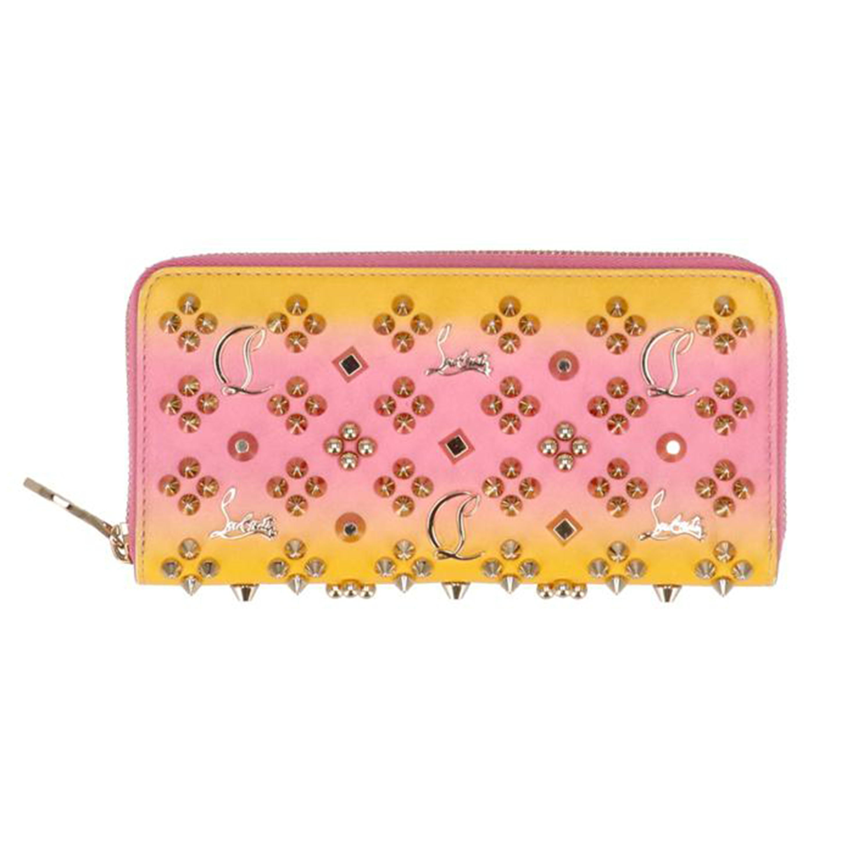 Christian　Louboutin クリスチャンルブタン/パネトーネ　マルチカラーラウンドファスナー財布//ABランク/09