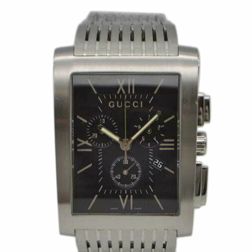 GUCCI グッチ/GメトロクロノグラフクォーツデイトSS/8600M//YA0*****/Bランク/89