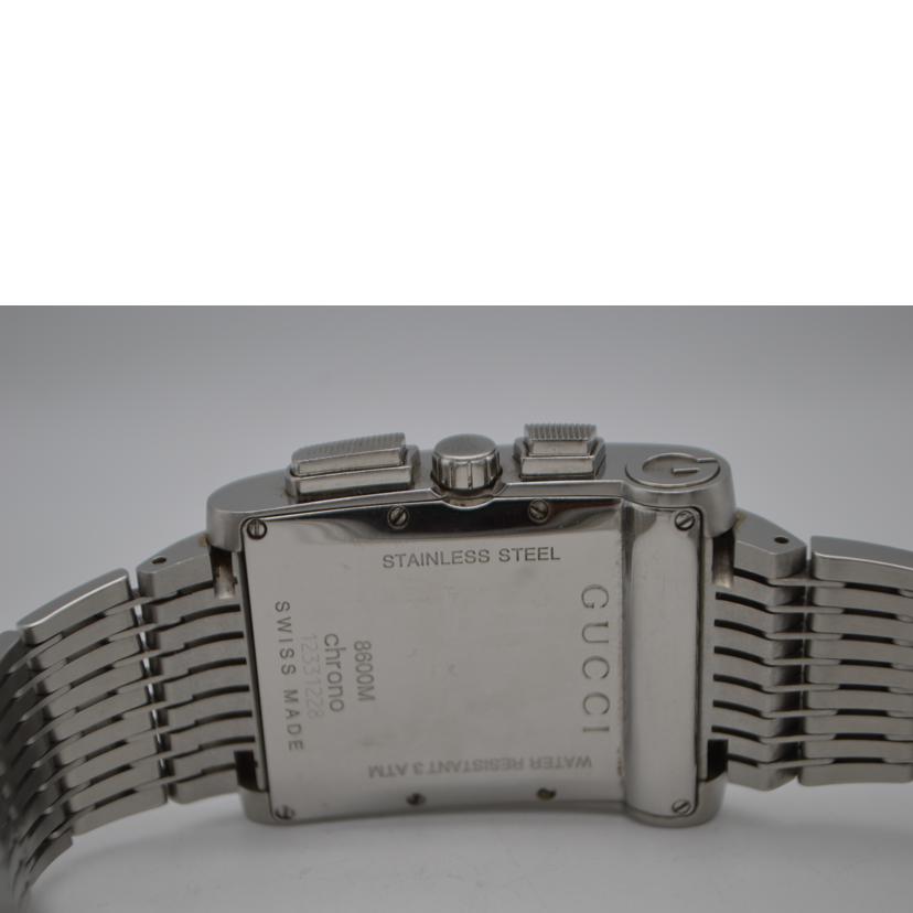 GUCCI グッチ/GメトロクロノグラフクォーツデイトSS/8600M//YA0*****/Bランク/89