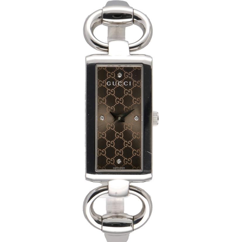 GUCCI グッチ/トルナヴォーニ・4Pダイヤ／レディース／クオーツ/119//122*****/ABランク/75