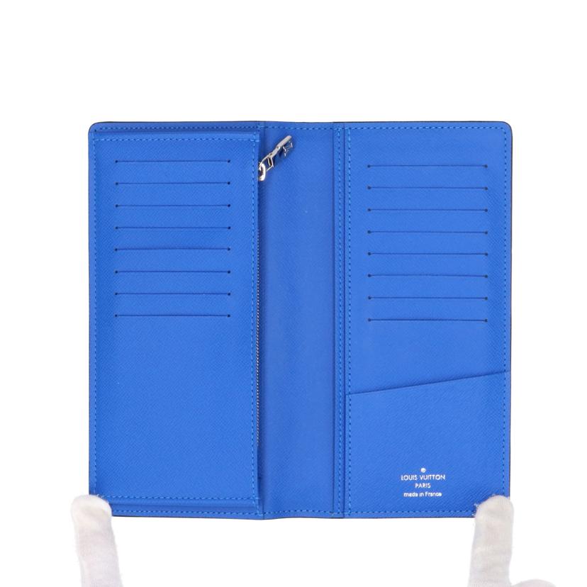 LOUIS VUITTON ルイヴィトン/ポルトフォイユ・ブラザ／タイガ／ノワールXブルー/M63300//TA4***/ABランク/94