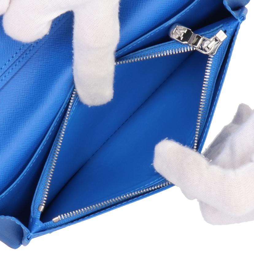 LOUIS VUITTON ルイヴィトン/ポルトフォイユ・ブラザ／タイガ／ノワールXブルー/M63300//TA4***/ABランク/94