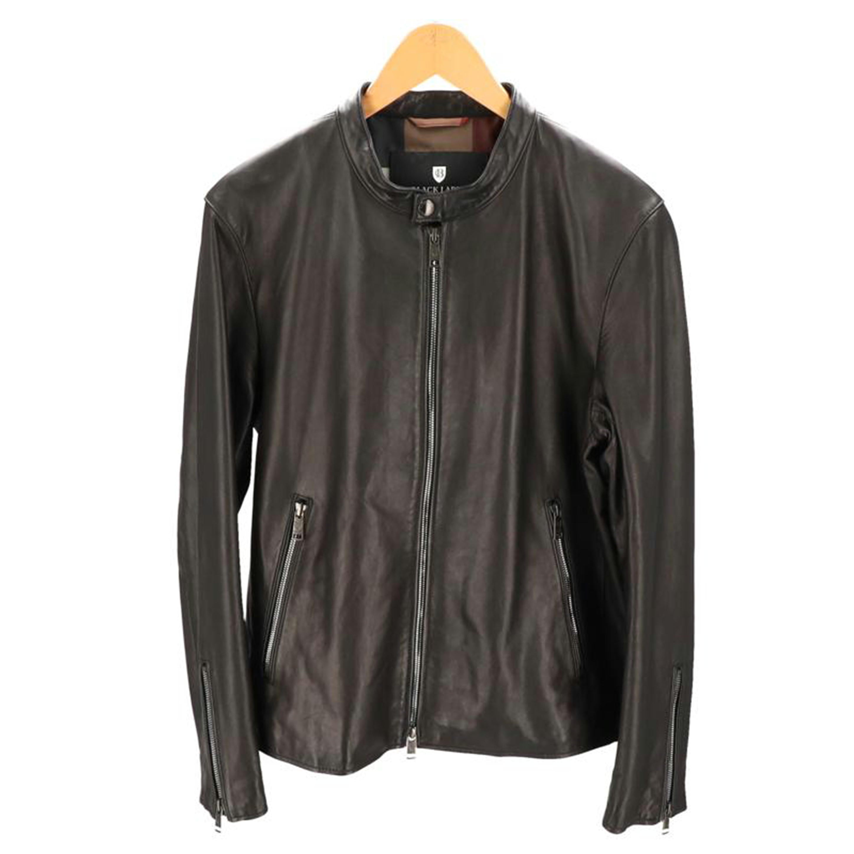 ブラックレーベルクレストブリッジ ライダース レザージャケット 革ジャン 春 BLACK LABEL CRESTBRIDGE ブラックレーベルクレストブリッジ/メンズ