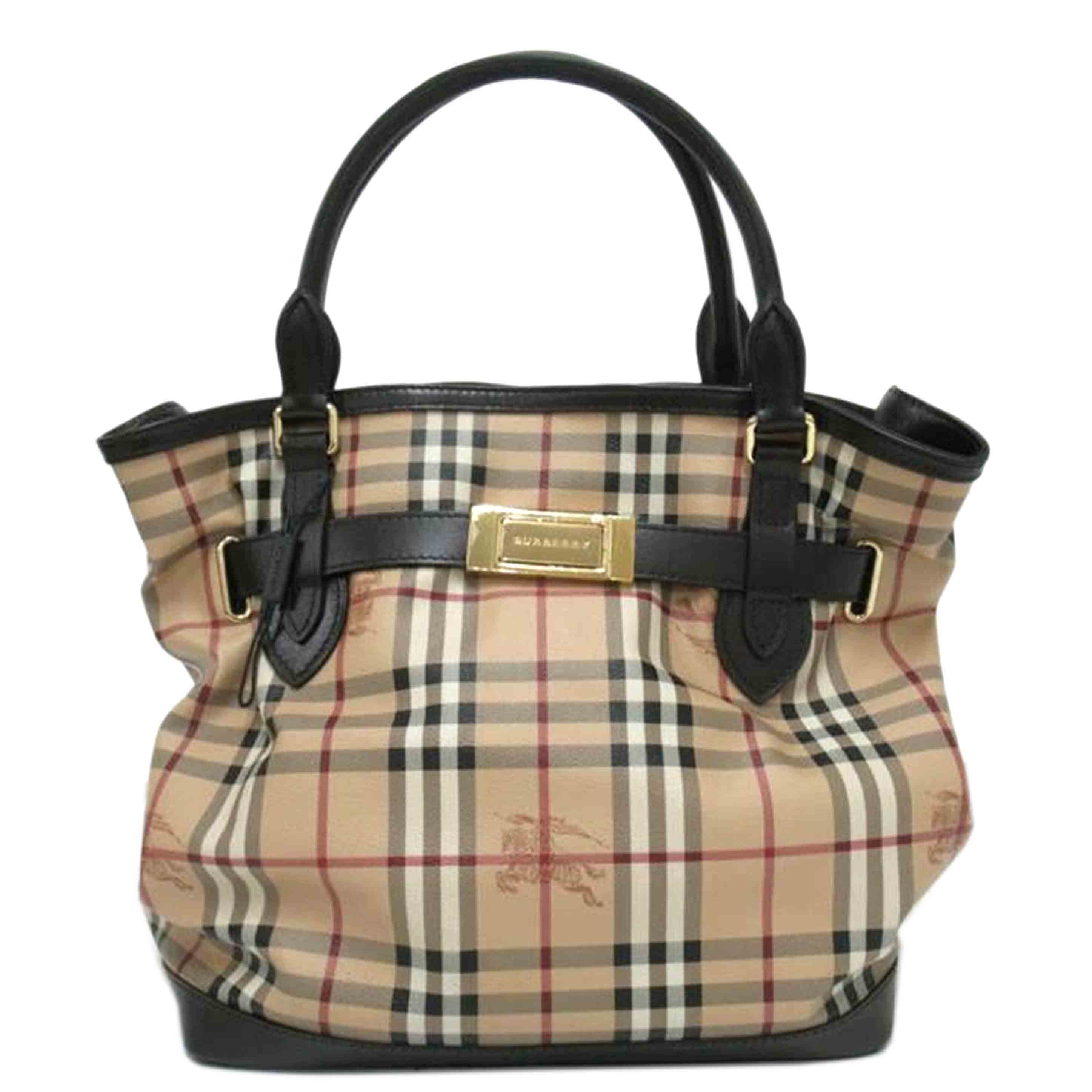 BURBERRY/トートバッグ／ノバチェック//Aランク/63