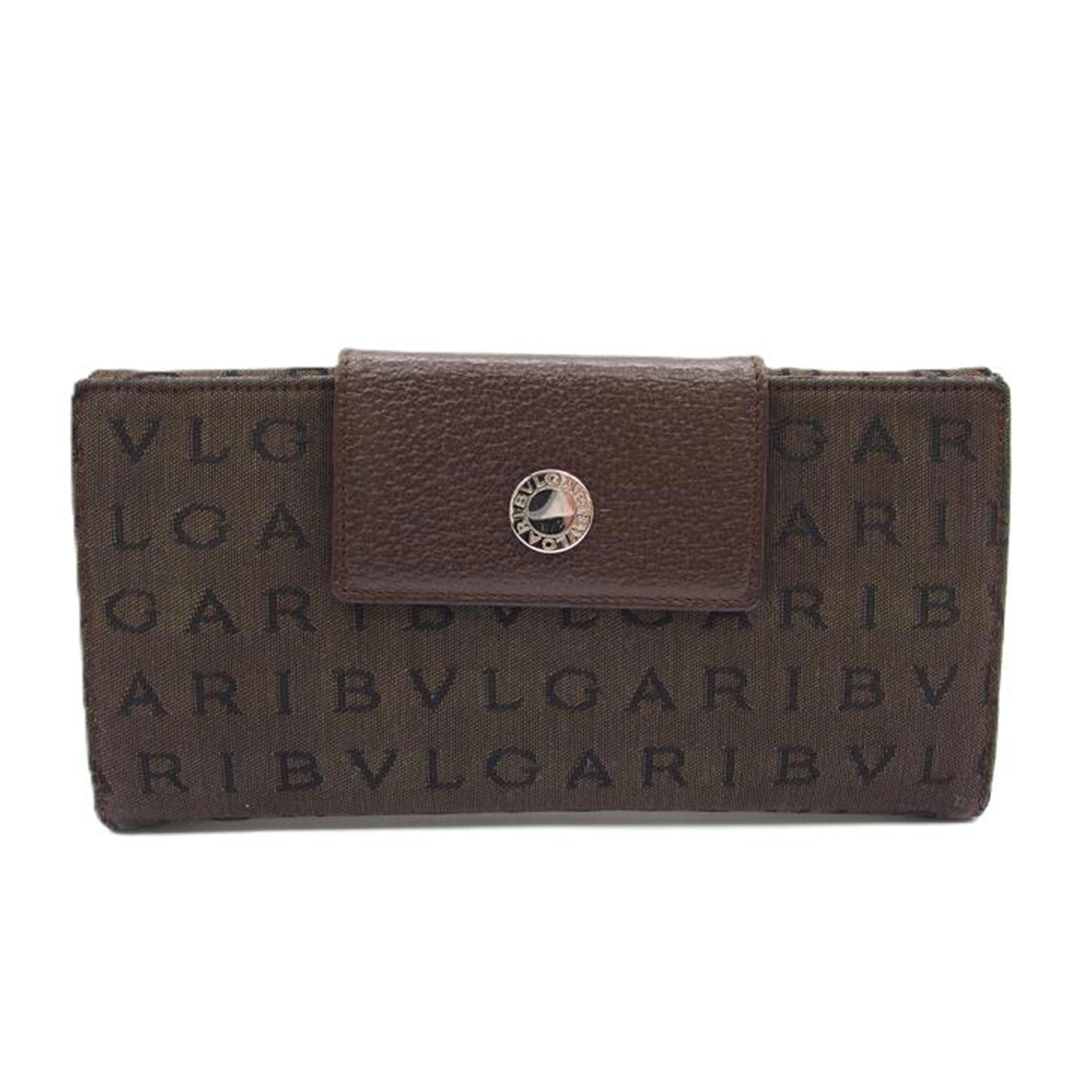 BVLGARI ブルガリ/ロゴマニア3つ折り長財布//Bランク/04