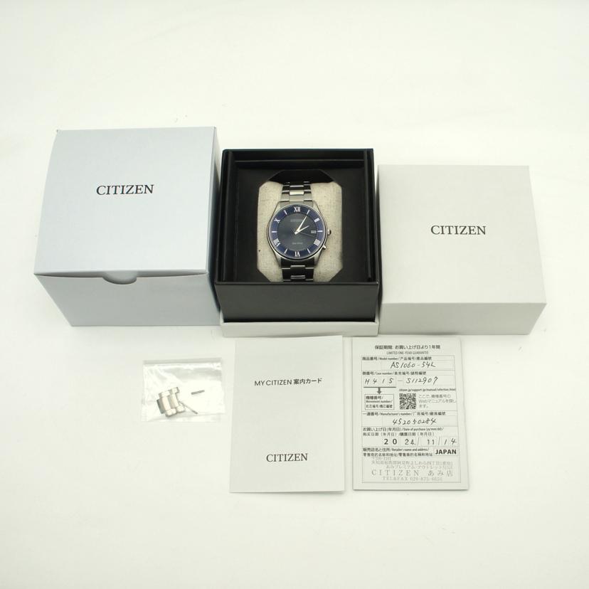 CITIZEN シチズン/シチズンコレクション／電波ソーラー/AS1060-54L//452******/ABランク/77